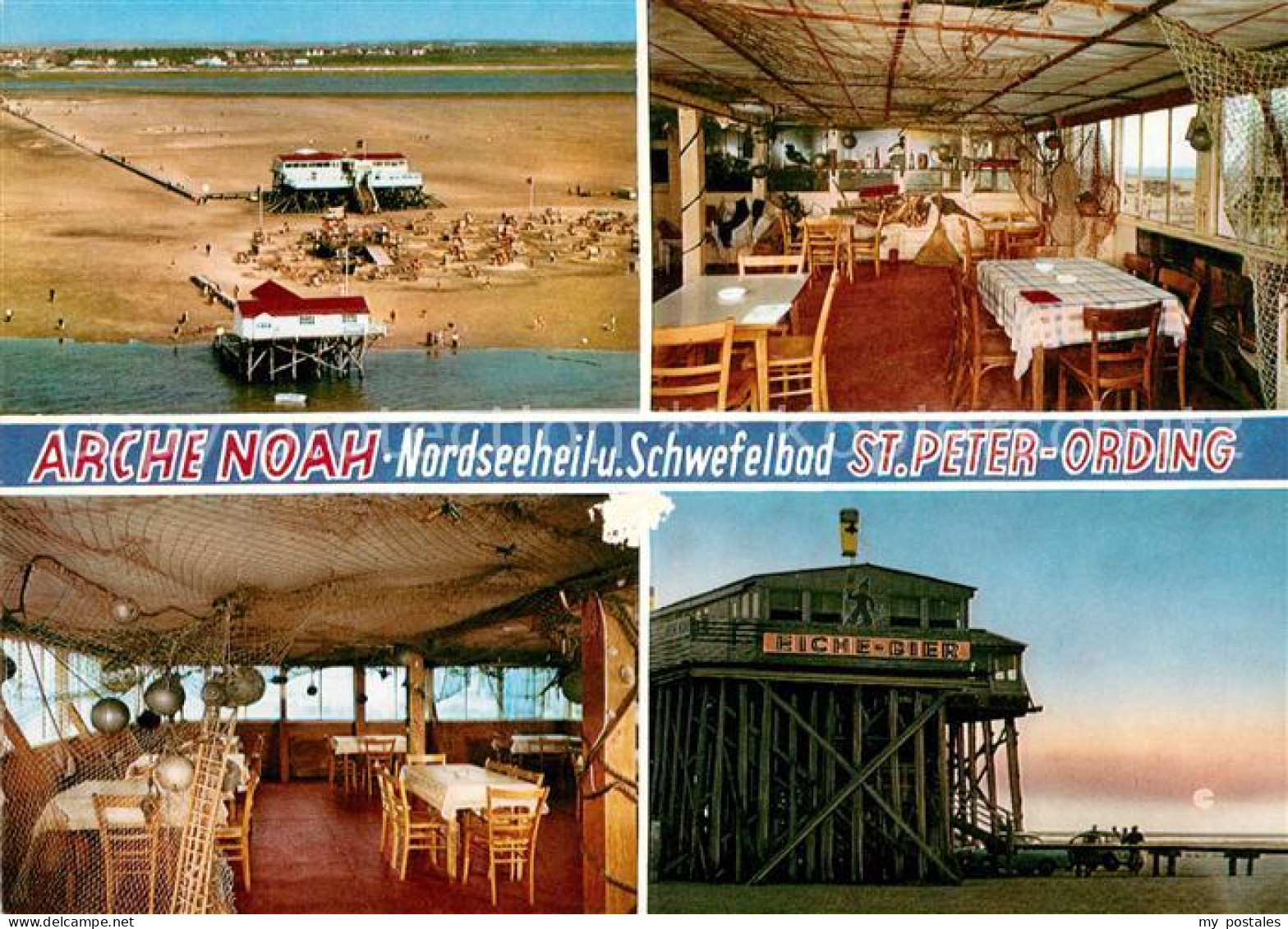 73155449 St Peter-Ording Fliegeraufnahme Arche Noah Restaurant St. Peter-Ording - St. Peter-Ording