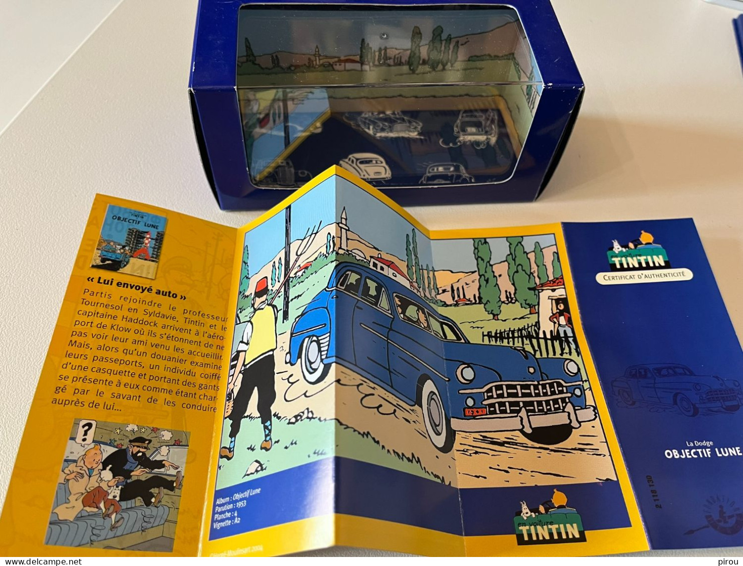 TINTIN OBJECTIF LUNE : DODGE CORONET 1949 - Sonstige & Ohne Zuordnung