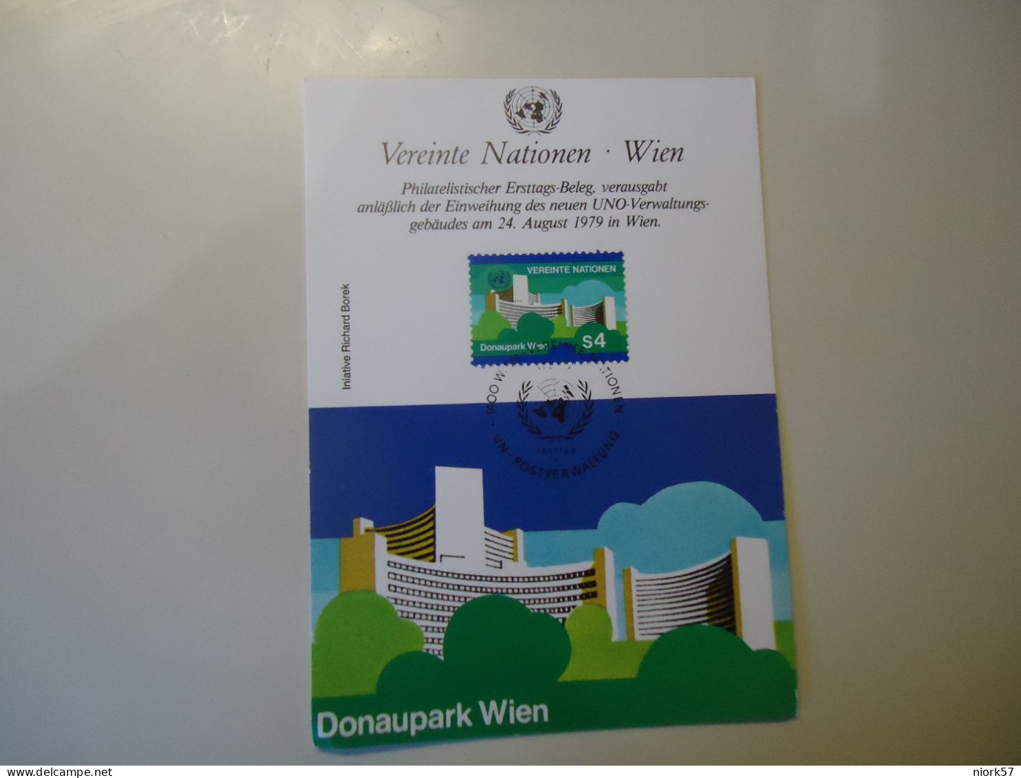 UNITED NATIONS   MAXIMUM CARDS VIENA 1979 - Maximumkarten