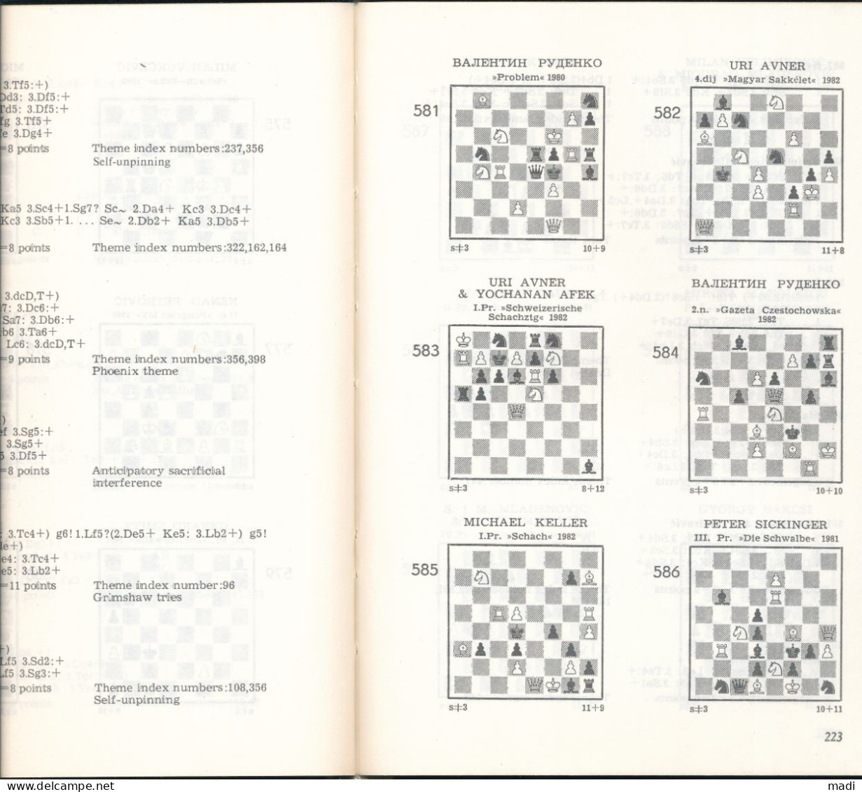Chess -  Fide Album  -  ( 1980-1982 ) - 1988 -  SAHOVSKA NAKLADA - Sport