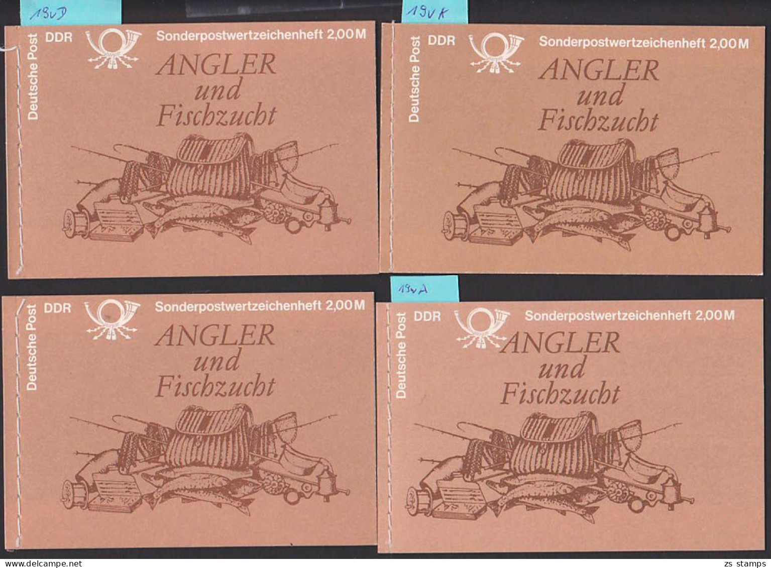 Angler Und Fischzucht 4 MH ** - Booklets