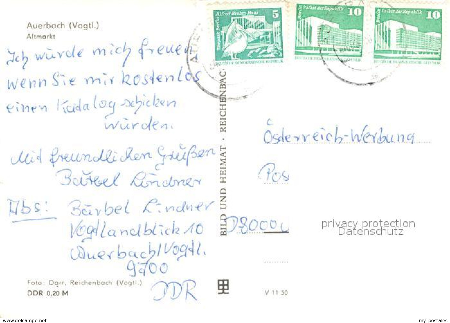 73154573 Auerbach Vogtland Altmarkt Auerbach Vogtland - Auerbach (Vogtland)