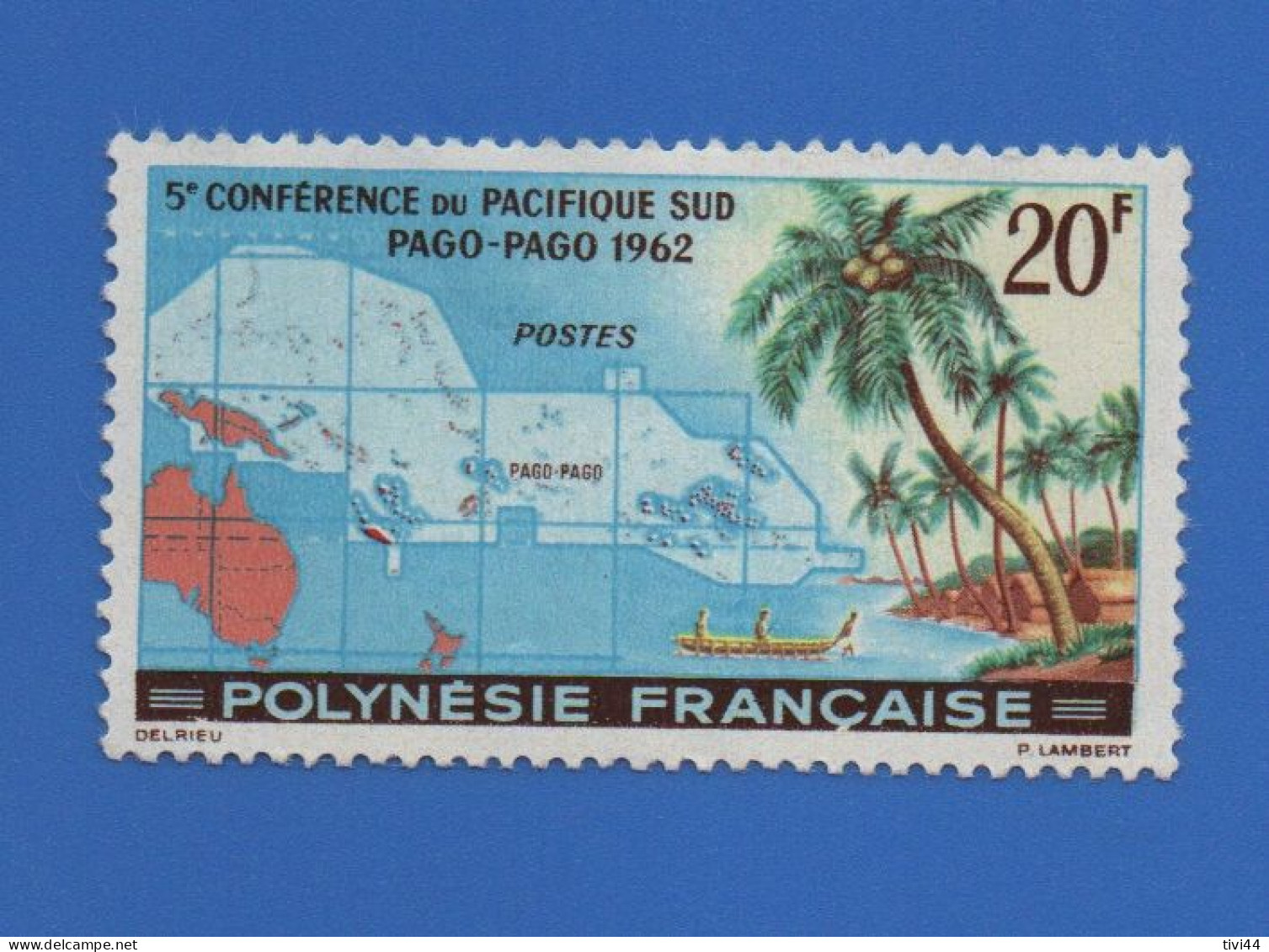 POLYNESIE FRANCAISE 17 NEUF ** CONFÉRENCE DU PACIFIQUE-SUD - Neufs