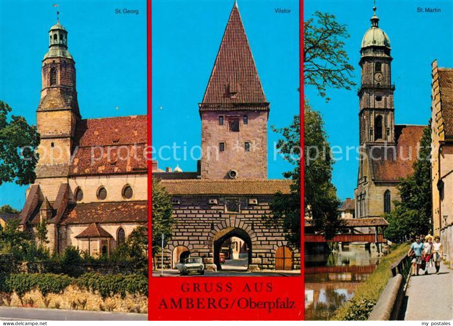 73154286 Amberg Oberpfalz St. Georg Vilstor St. Martin Amberg Oberpfalz - Amberg