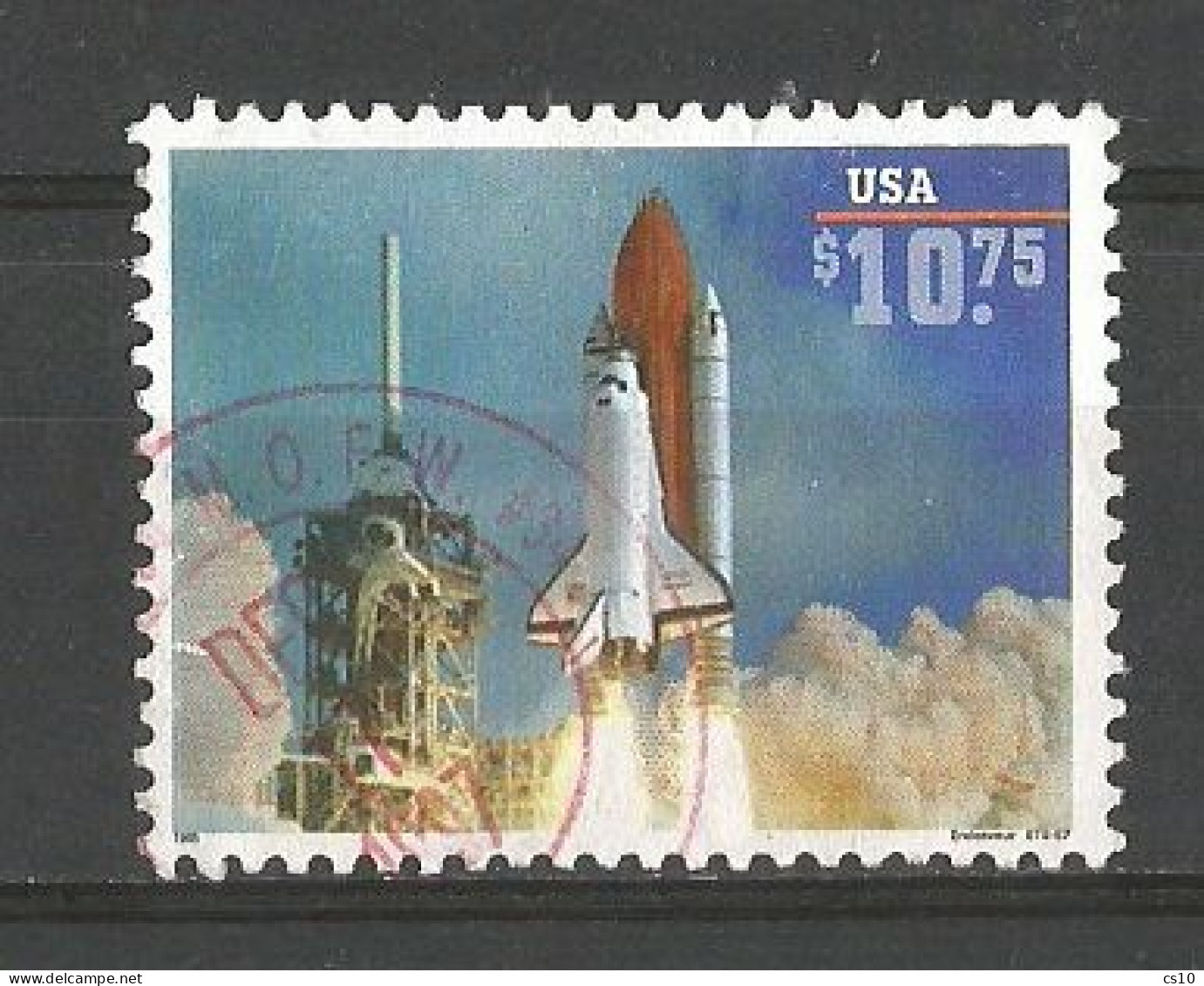 USA Express Mail HV - 1995 Space Shuttle Endeavour High Value N$.10.75 In VFU Condition SC.#2544A - Estados Unidos