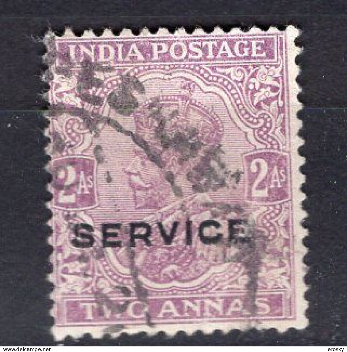 P3341 - BRITISH COLONIES INDIA SERVICE Yv N°54 - 1911-35 King George V