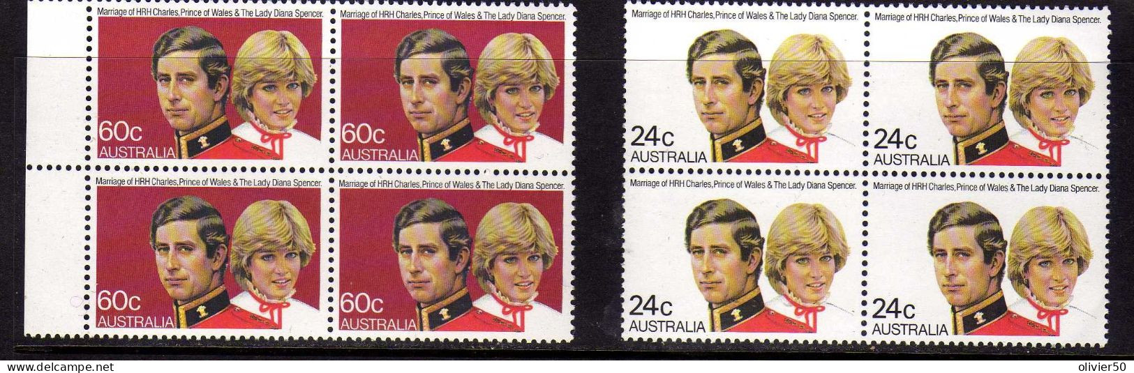 Australie - Mariage Royal -Neufs** - MNH - Ungebraucht