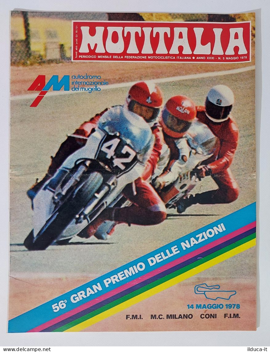 37863 MOTITALIA 1978 A. XXXI N. 5 - Federazione Motociclistica Italiana - Moteurs