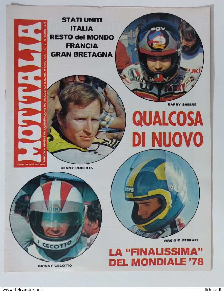 37869 MOTITALIA 1978 A. XXXI N. 10 - Federazione Motociclistica Italiana - Motores