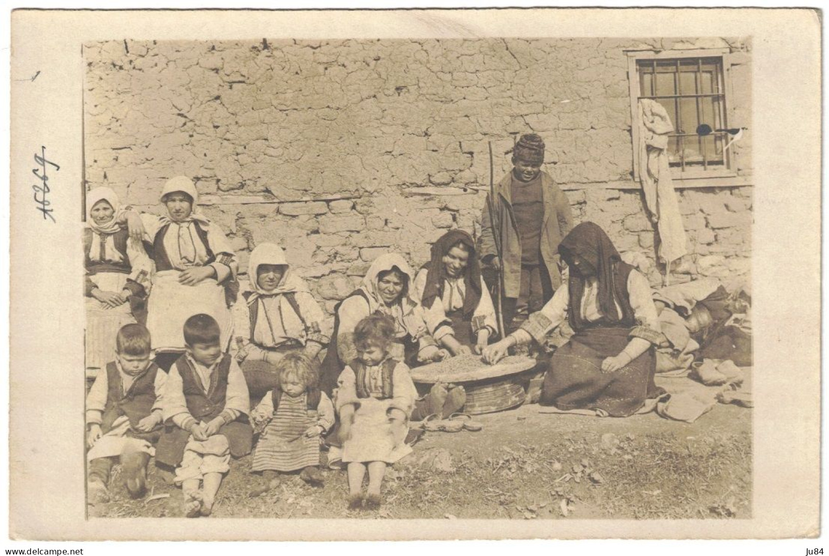 Grèce - Salonique - Macédoine - Paysans Et Enfants Serbes Et Macédoniens - Carte Postale Photo Non Circulée - Lettres & Documents