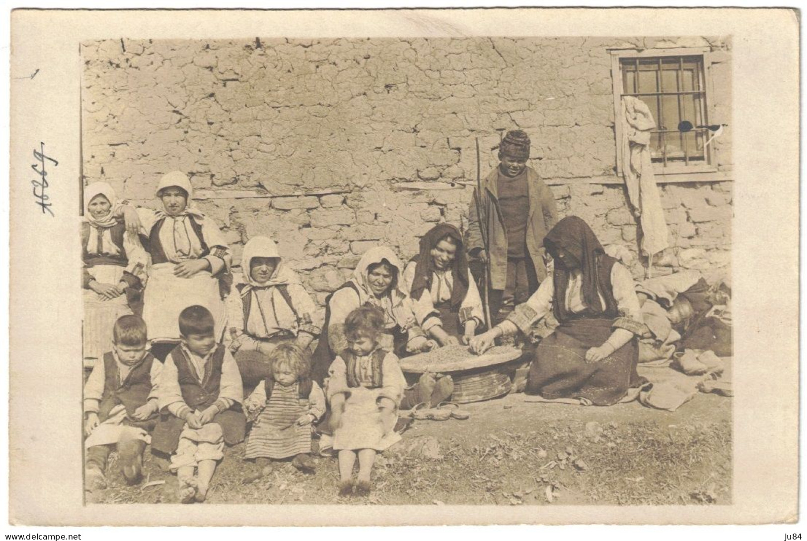 Grèce - Salonique - Macédoine - Paysans Et Enfants Serbes Et Macédoniens - Carte Postale Photo Non Circulée - Covers & Documents