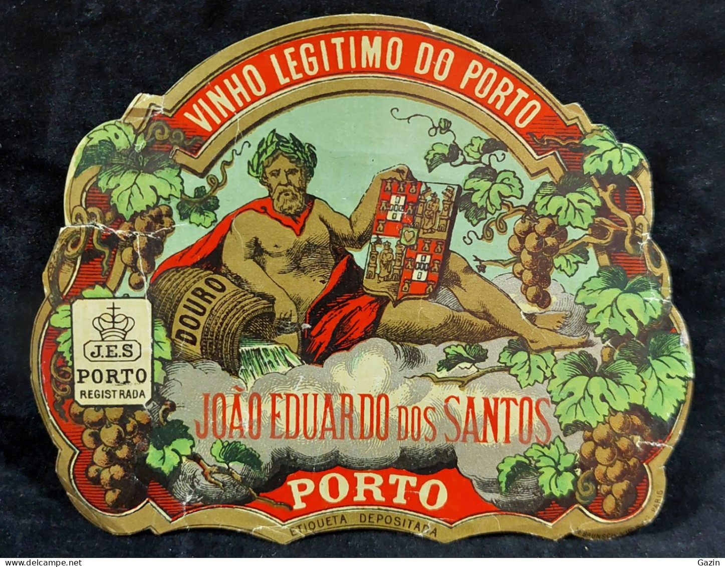 C7/1 -  Rótulo * Vinho  Legitimo Do Porto * João Eduardo Dos Santos *  Portugal - Trinken