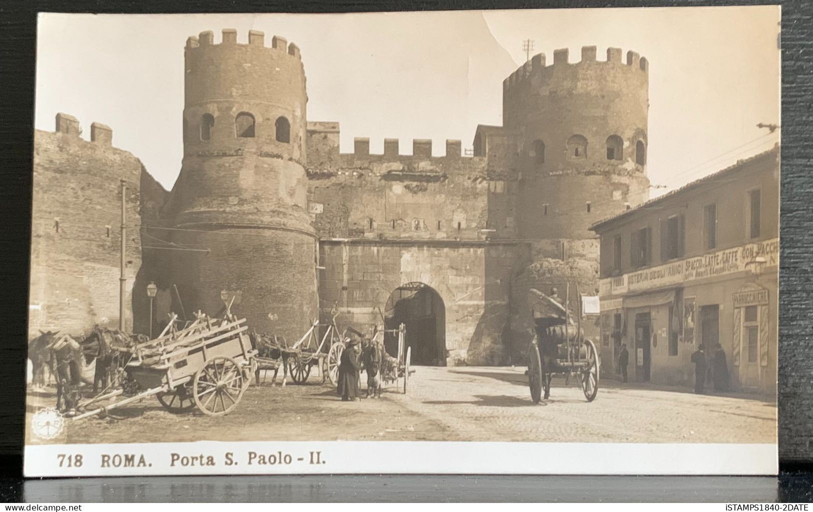 00978/ Roma Porta S Paolo II - Mehransichten, Panoramakarten