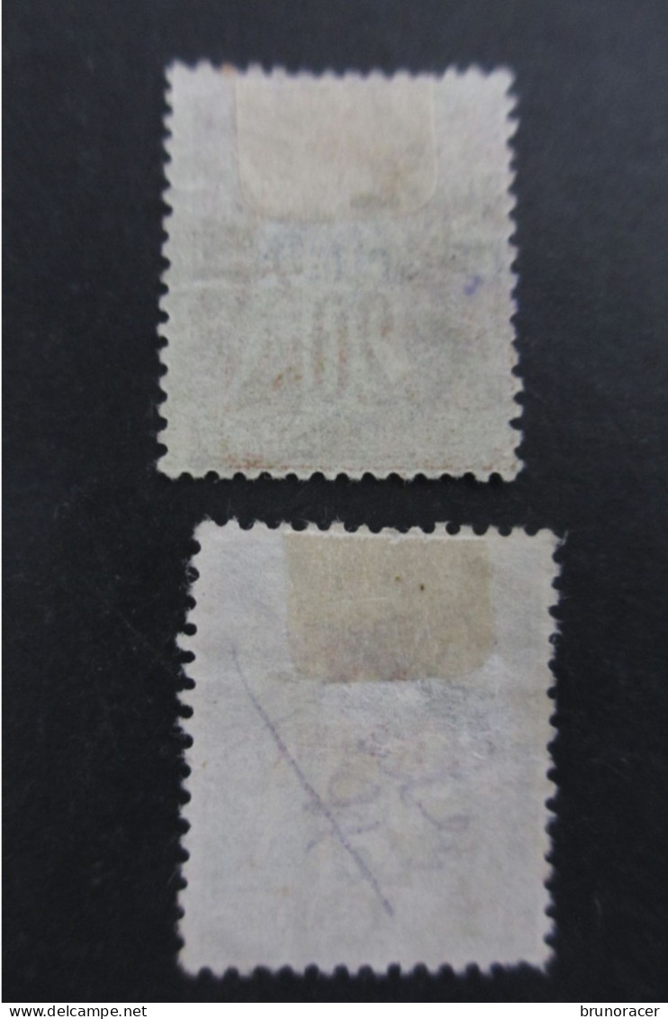 COLONIES MAROC N°4/5 Oblit. TB  COTE 38 EUROS VOIR SCANS - Used Stamps