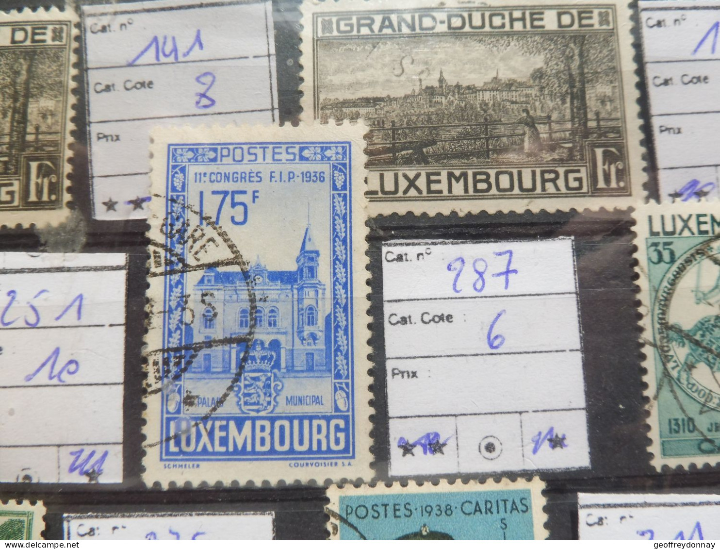 Luxembourg Luxemburg 287 Used Oblitéré Gestempelt  Parfait Perfect - Used Stamps