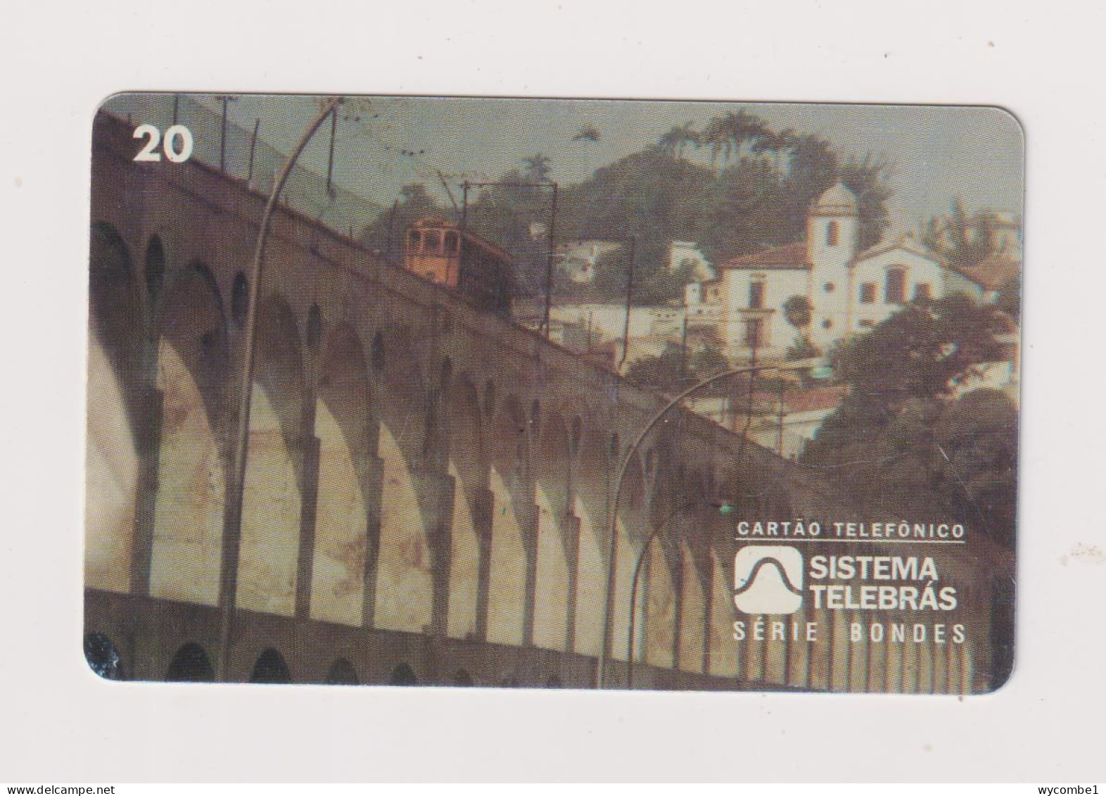 BRASIL -  Aqueduct Rio De Janeiro Inductive  Phonecard - Brésil