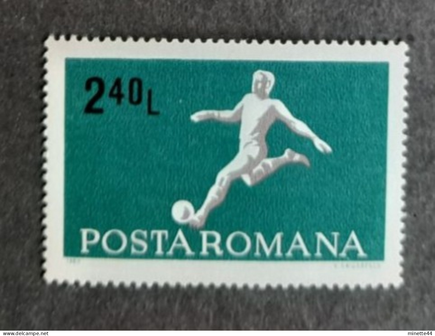 ROUMANIE ROMANIA ROMINA ROMANA 1969 MNH**   FOOTBALL FUSSBALL SOCCER  CALCIO VOETBAL FUTBOL FUTEBOL FOOT - Unused Stamps