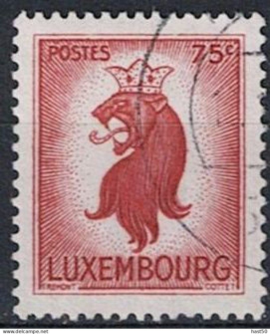 Luxemburg - Löwe (MiNr: 391) 1945 - Gest Used Obl - Oblitérés