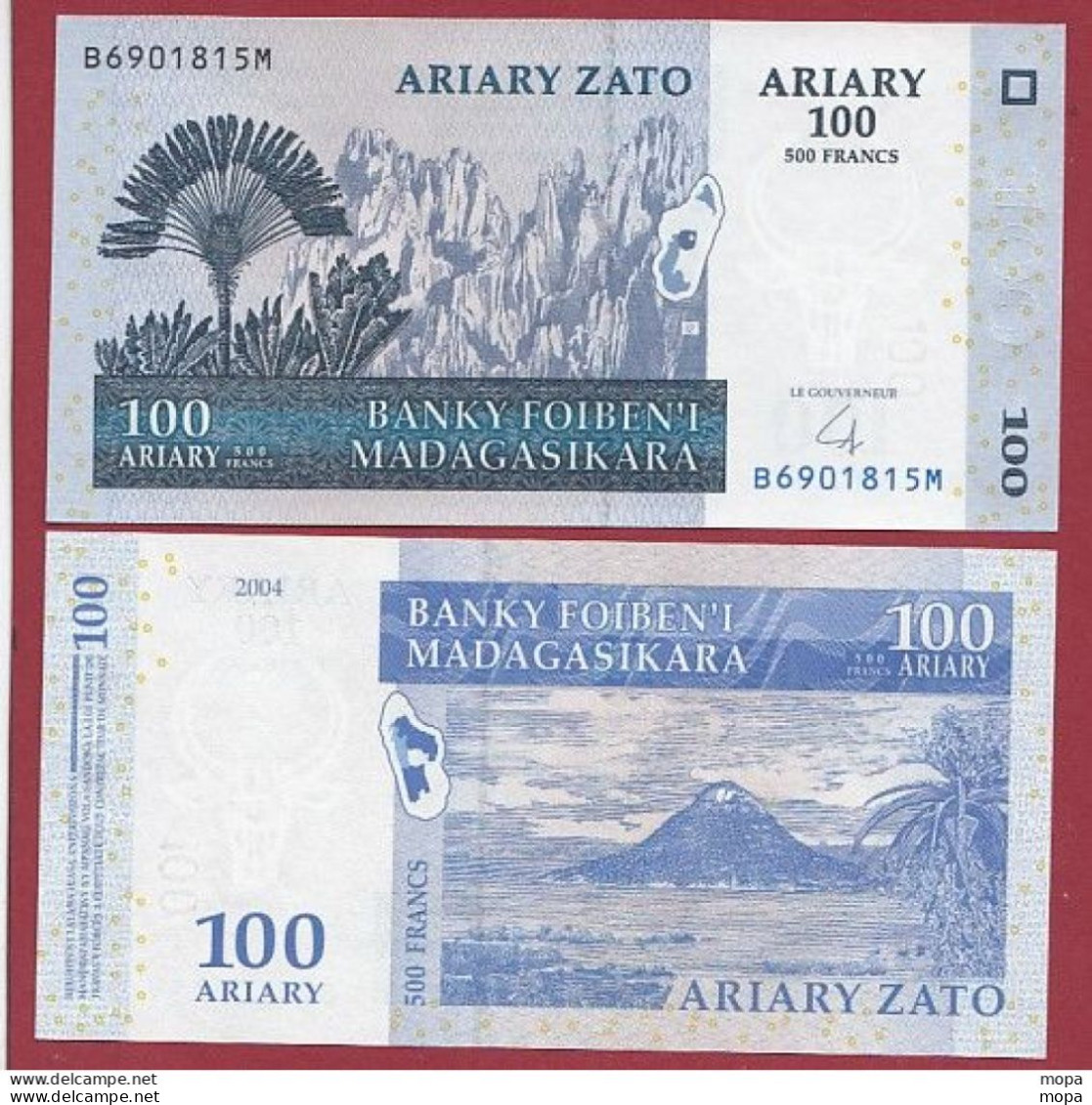 Madagascar  --100 Ariary 2004---NEUF/UNC-- (176) - Madagaskar