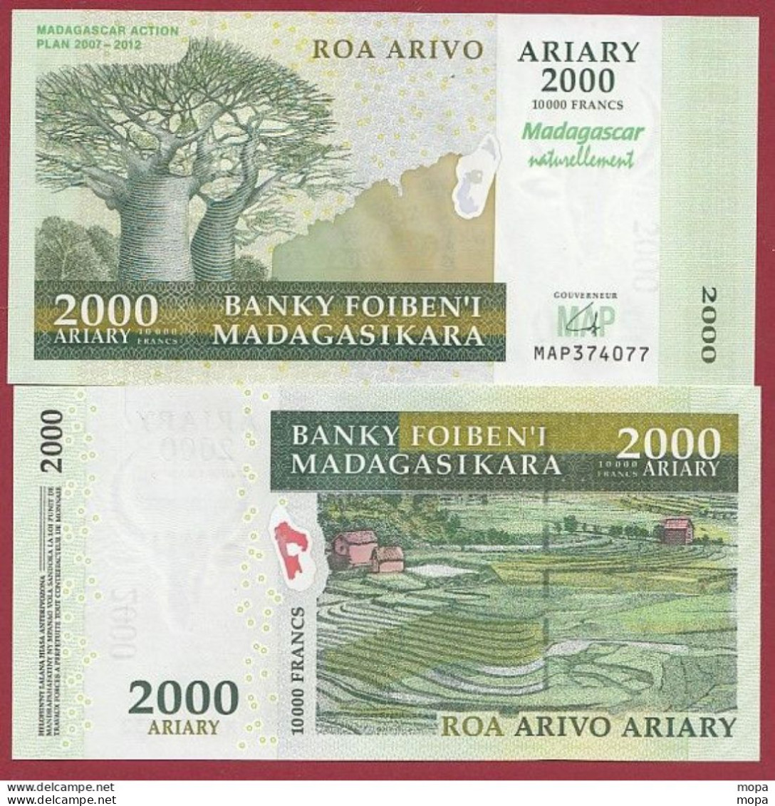 Madagascar  --2000 Ariary 2004---NEUF/UNC-- (177) - Madagascar