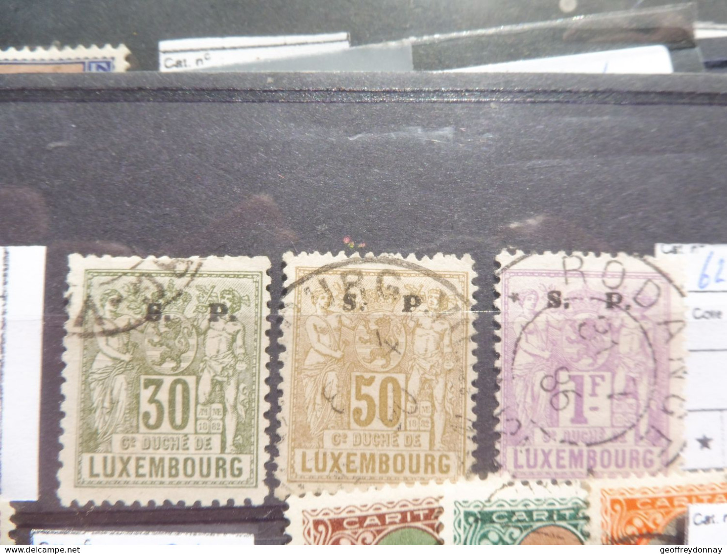 Luxembourg Luxemburg Service S 62/64 Used Oblitéré Gestempelt  Parfait Perfect - Dienst