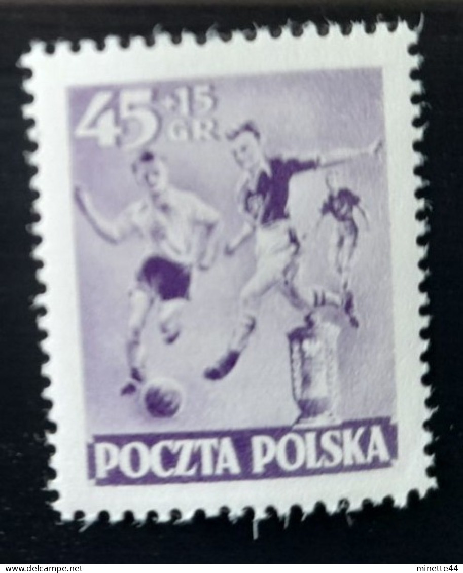 POLOGNE POLSKA 1952  MNH**   FOOTBALL FUSSBALL SOCCER  CALCIO VOETBAL FUTBOL FUTEBOL FOOT - Nuovi