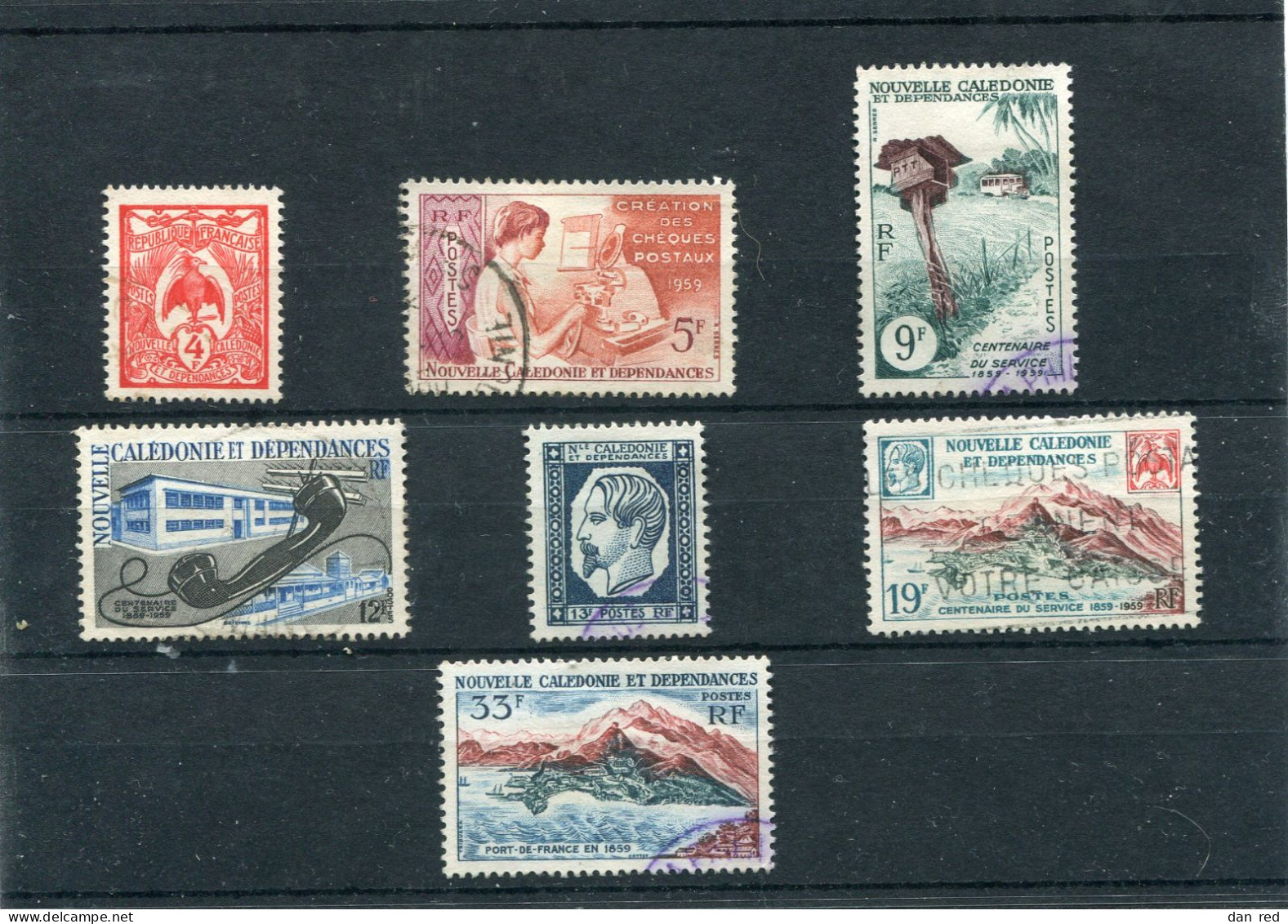 NOUVELLE CALEDONIE  N°  295 A 301  (Y&T)  (Oblitéré) - Used Stamps