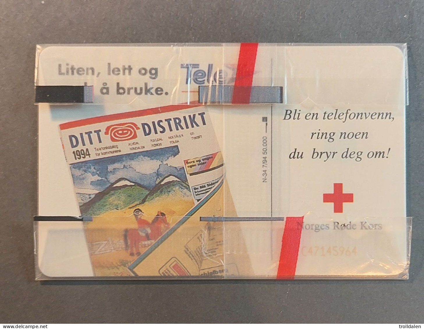 Norway N 34 , Red Cross , Mint In Blister - Norway