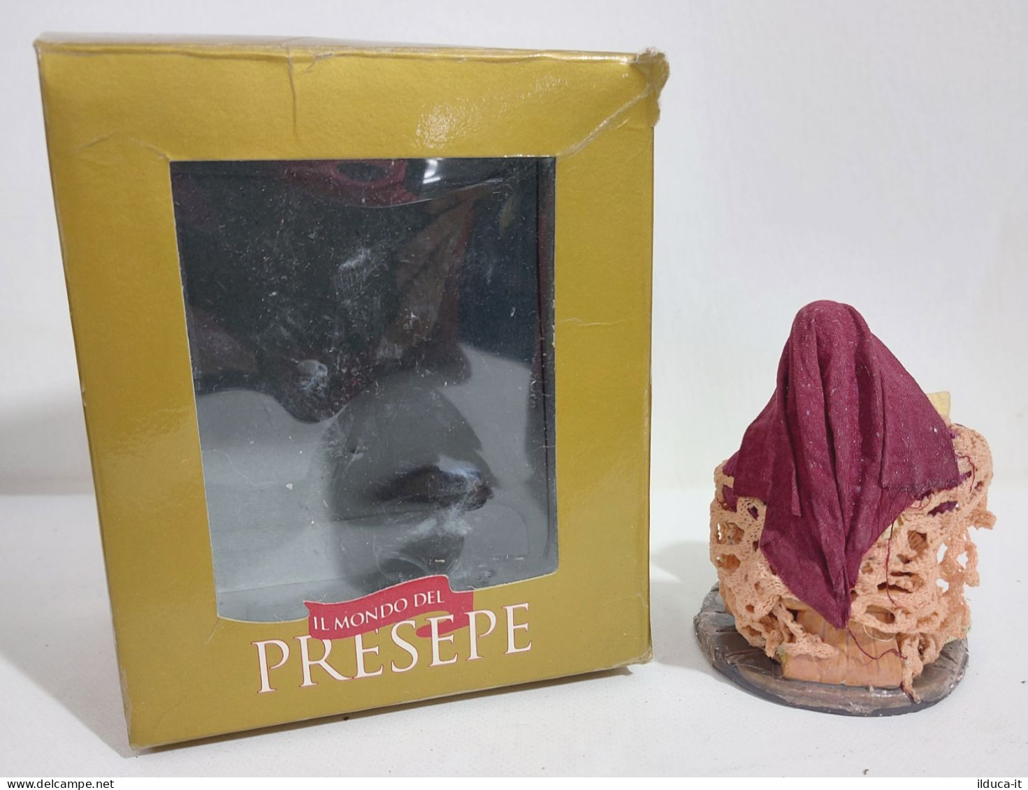 57609 Pastorello Mondo Del Presepe De Agostini - Donna Che Cucina - H. 8 Cm - Presepi