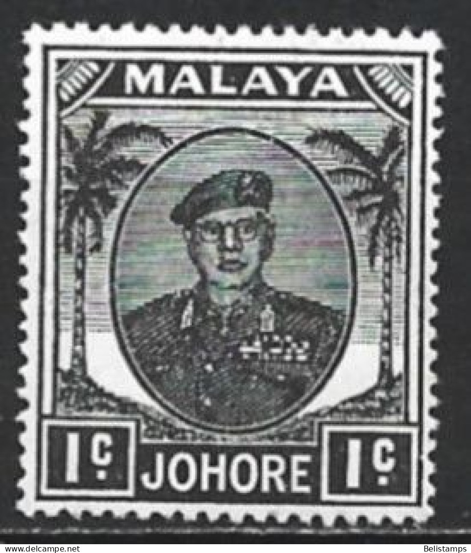 Malaya - Johore 1949. Scott #130 (MH) Sultan Ibrahim - Johore