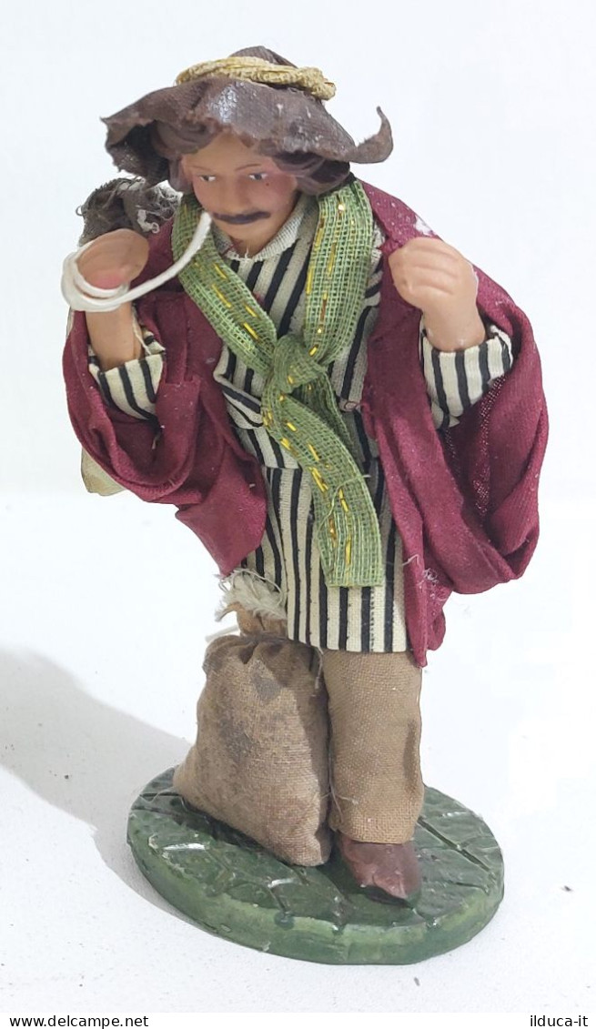 57613 Pastorello Mondo Del Presepe De Agostini - Lavoratore - H. 11 Cm - Kerstkribben