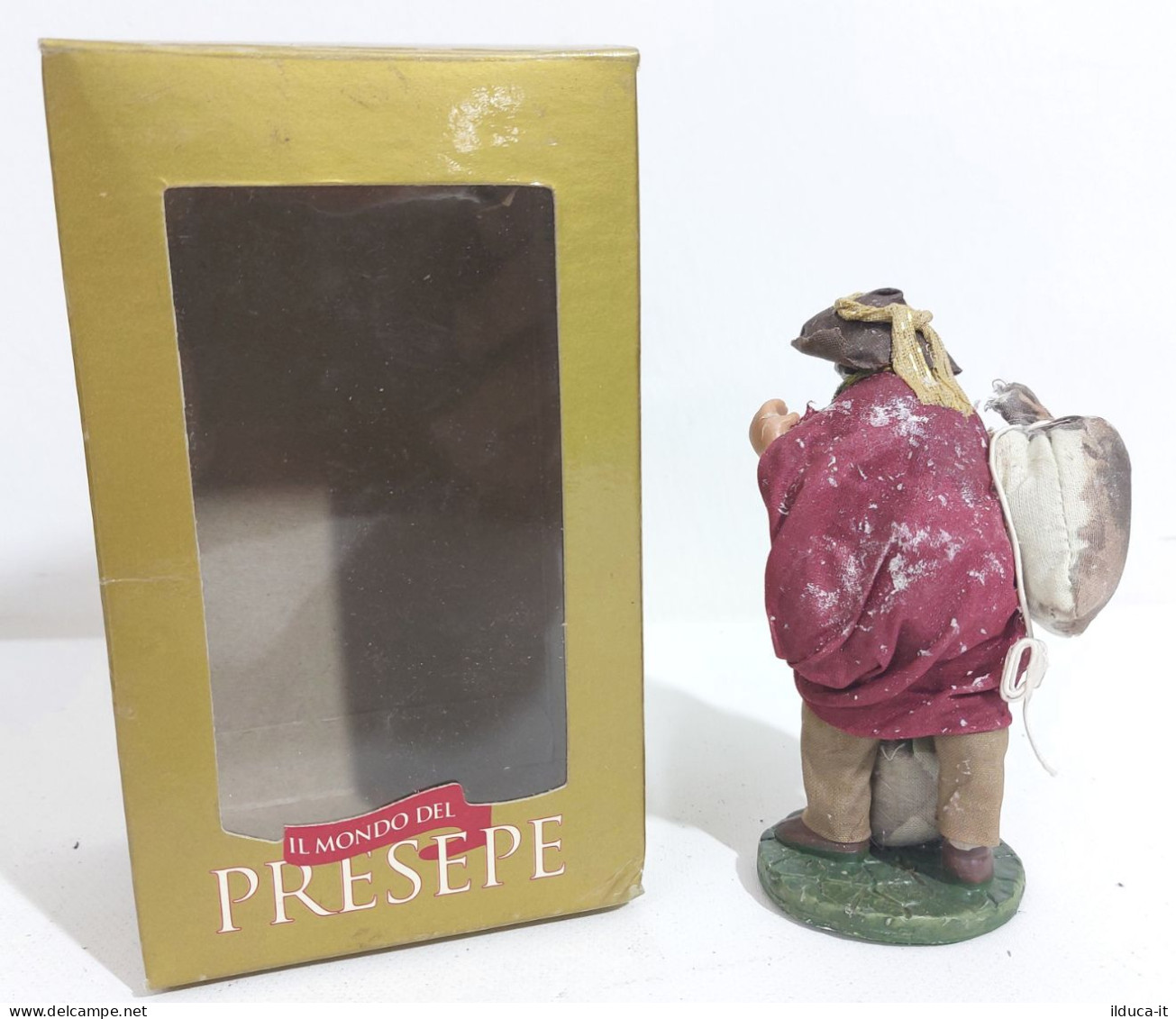 57613 Pastorello Mondo Del Presepe De Agostini - Lavoratore - H. 11 Cm - Weihnachtskrippen