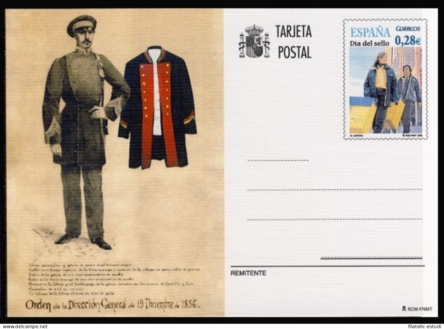 España Spain Entero Postal ( Tarjeta ) 170 2005 Cartero Postman - Sonstige & Ohne Zuordnung