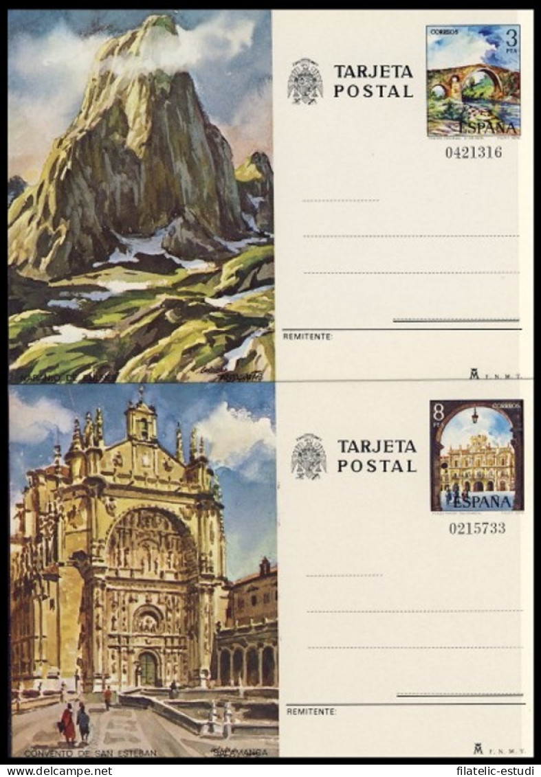 España Spain Entero Postal ( Tarjeta ) 119/20 1979 Turismo Asturias Salamanca - Altri & Non Classificati