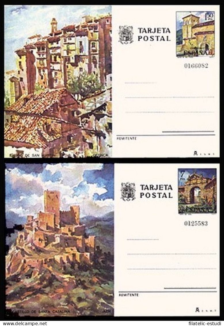 España Spain Entero Postal ( Tarjeta ) 111/12 1975 Turismo Cuenca Jaén - Andere & Zonder Classificatie