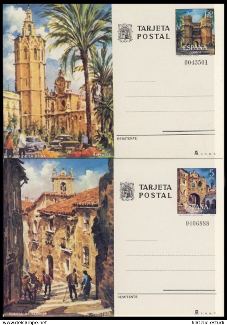 España Spain Entero Postal ( Tarjeta ) 105/06 1974 Turismo Valencia Cáceres - Autres & Non Classés