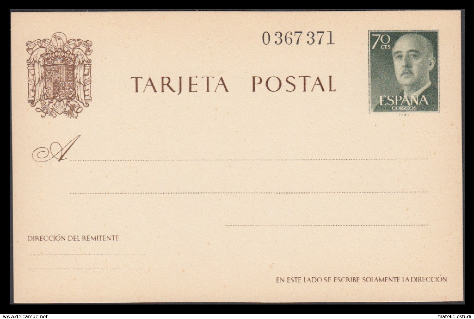 España Spain Entero Postal ( Tarjeta ) 90 1962 Franco - Other & Unclassified
