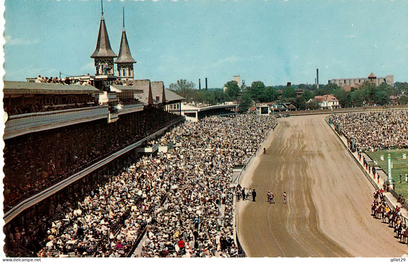 LOUISVILLE, KY - THE KENTUCKY DERBY - SOUTHERN POST CARD CO - - Louisville