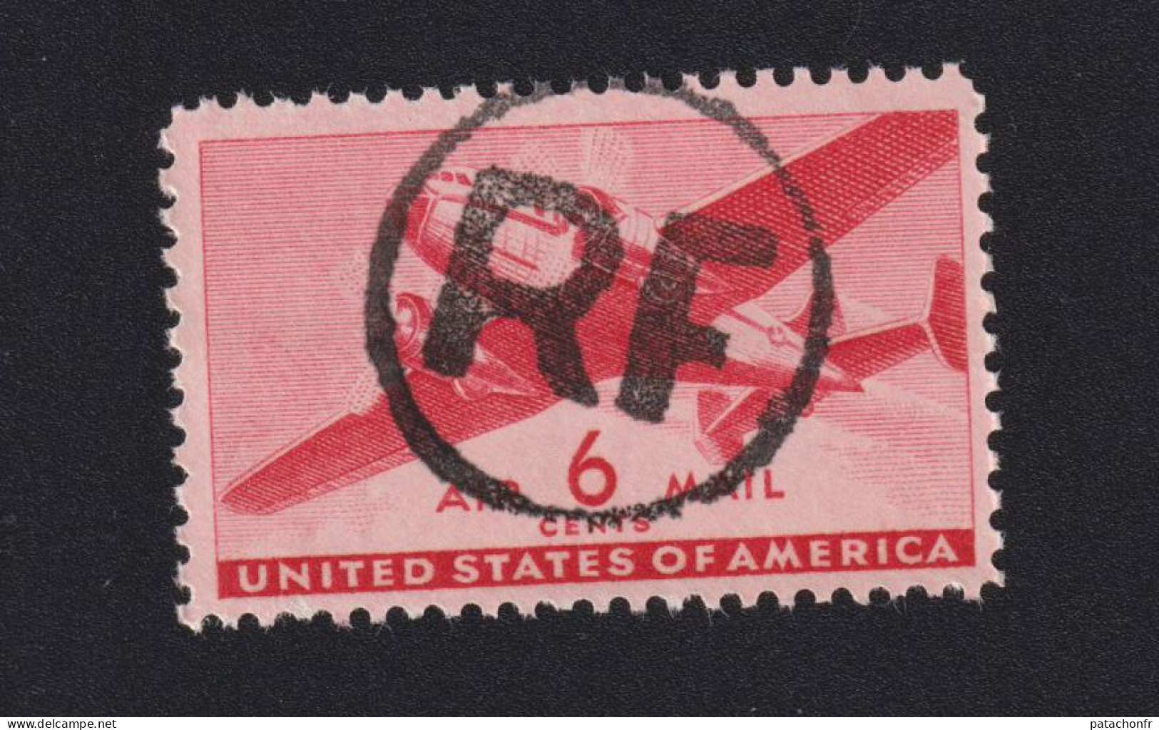 Poste Aérienne Des Etats Unis Surchargé, RF Oran 1 ** Luxe - Military Airmail