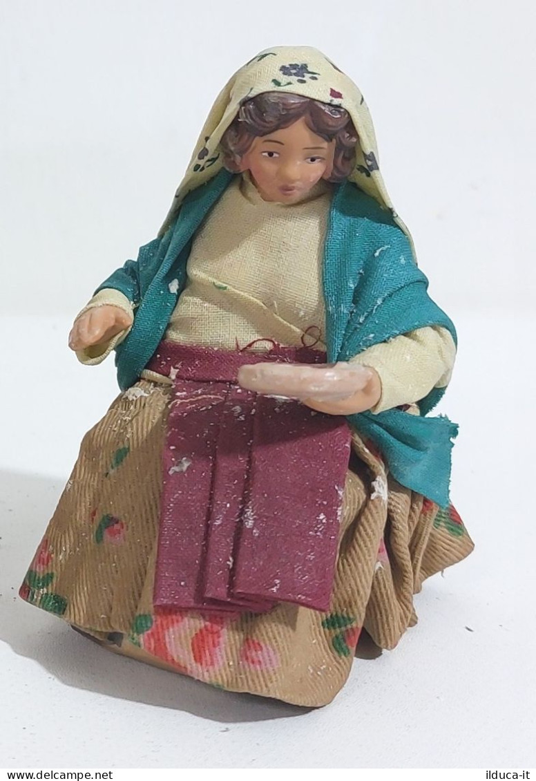 57622 Pastorello Mondo Del Presepe De Agostini - Venditrice Dolci - H. 9 Cm - Kerstkribben