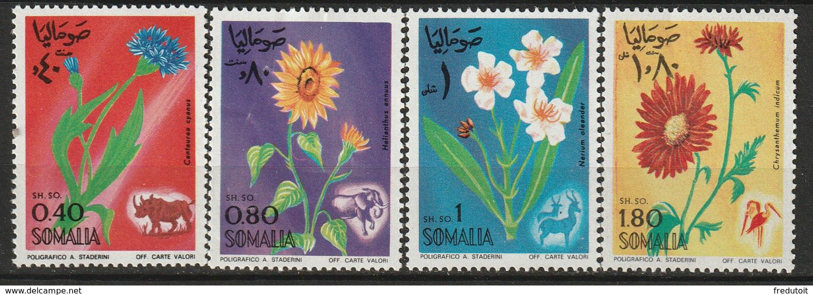 SOMALIE - N°103/6 ** (1969) Fleurs - Somalia (AFIS)