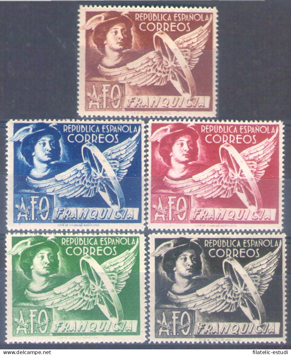 España Spain Franquicia 23/27 1938 AFO Mercurio MH - Franchigia Postale