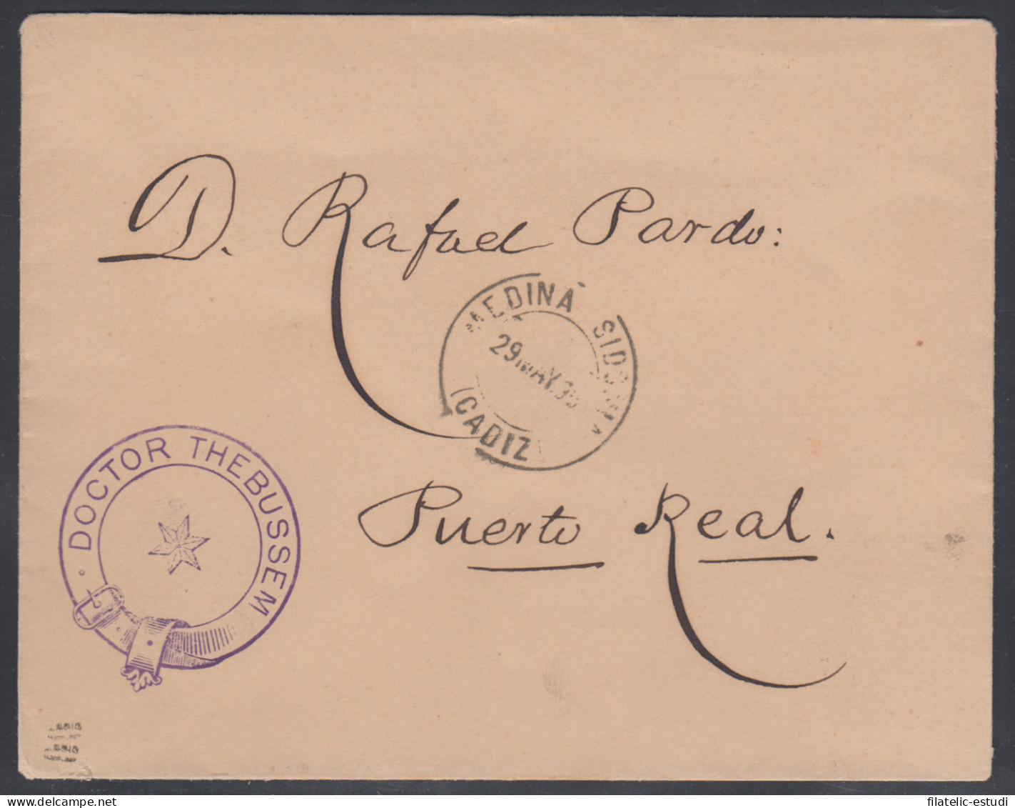 España Spain 6 1890 FQ Dr. Thebussem En Carta - Postage Free