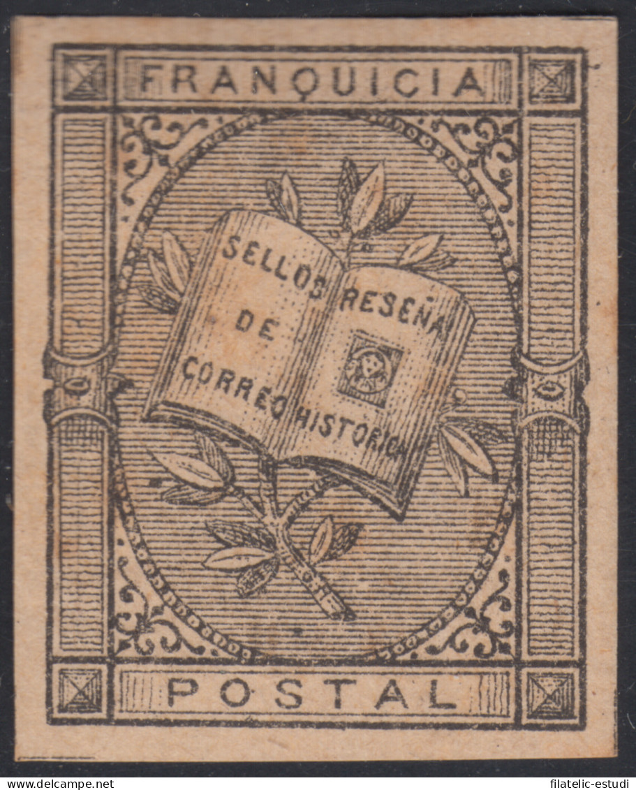 España Spain Franquicia 7 1881 Fernandez Duro Escasa MH - Postage Free