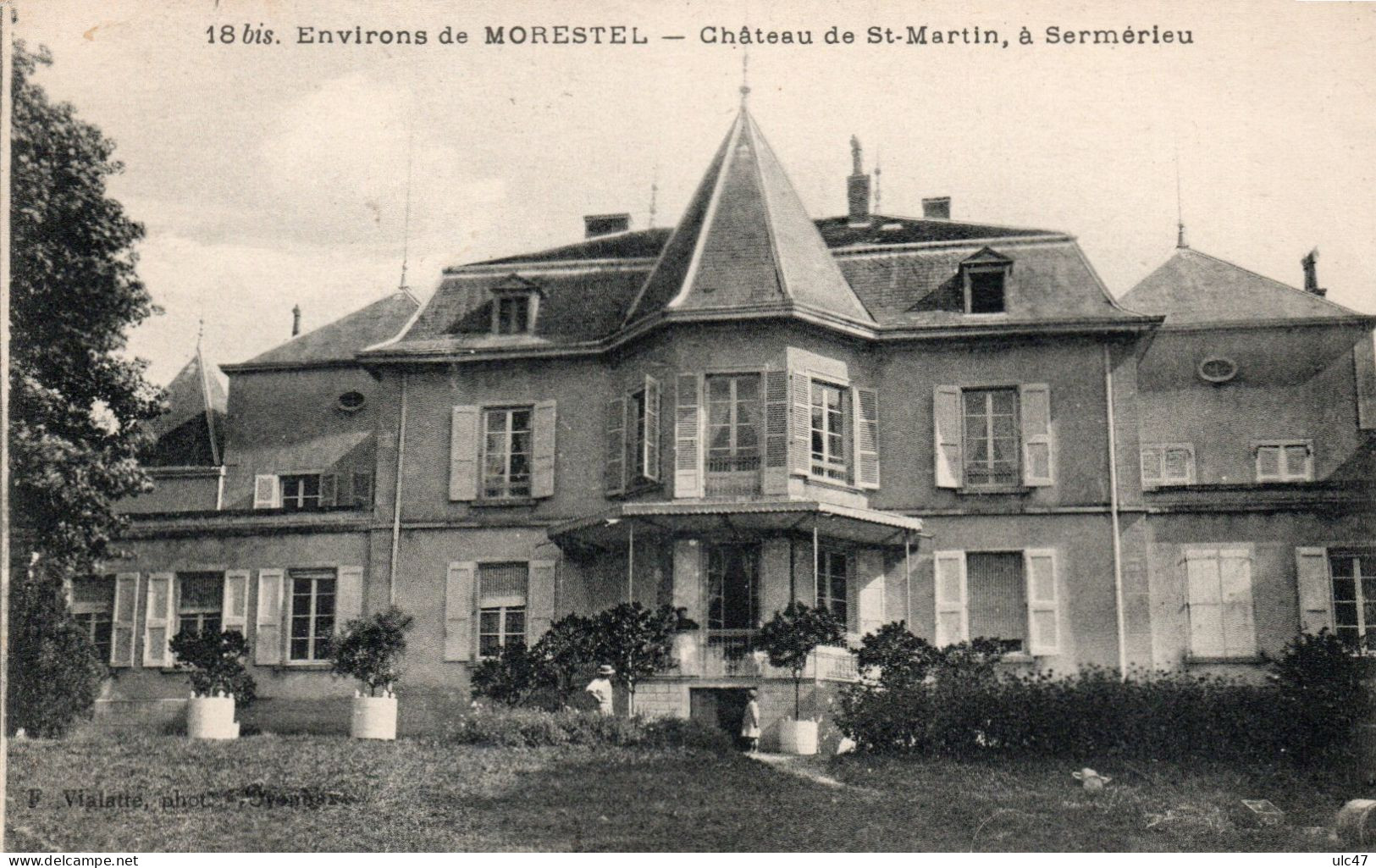 - 38 - Environs De MORESTEL (Isère) - Château De St-Martin, à Sermérieu - Scan Verso - - Morestel