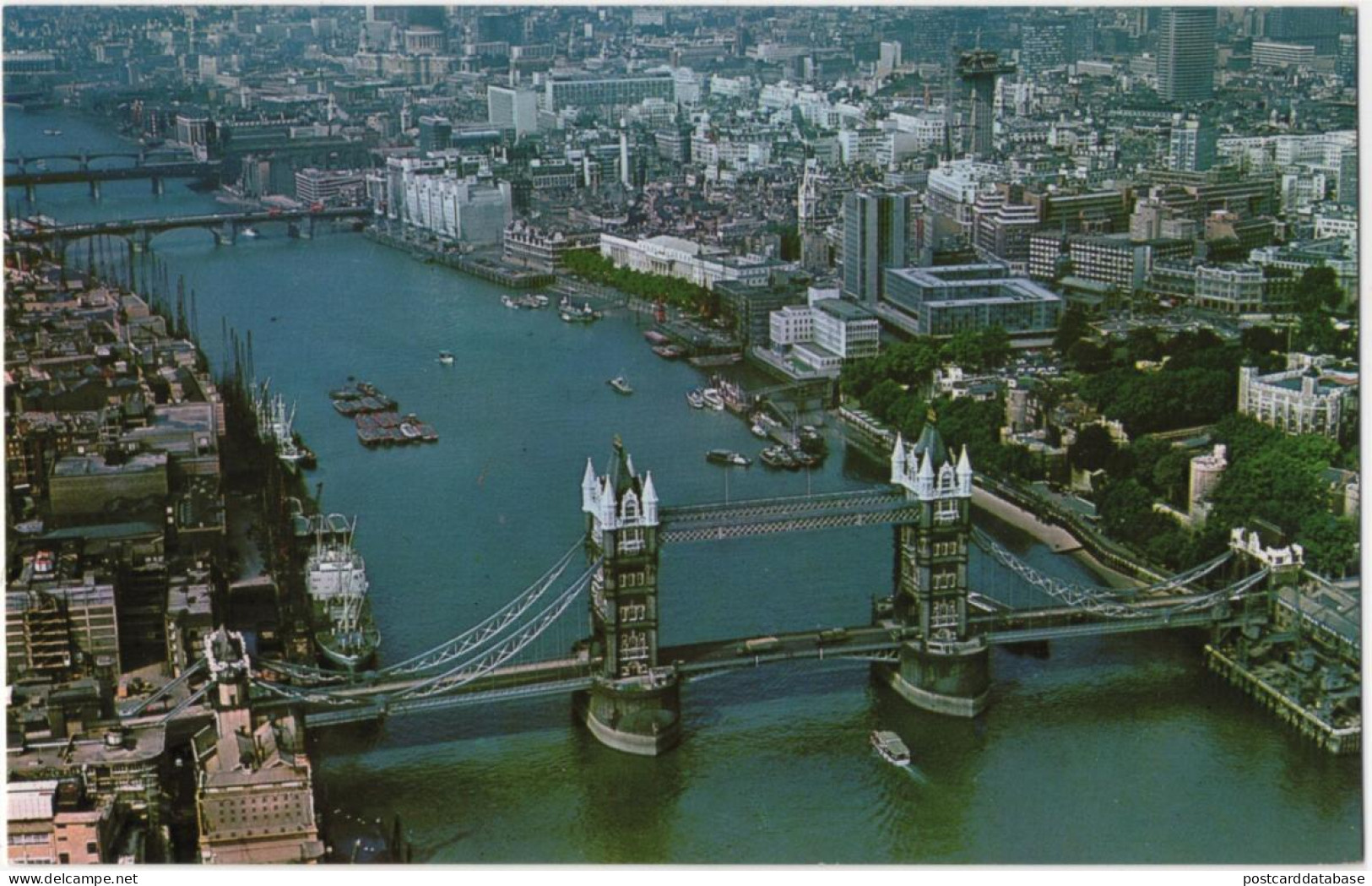 London - Aerial View Of Tower Bridge And The City Of London - & Air View - London Suburbs
