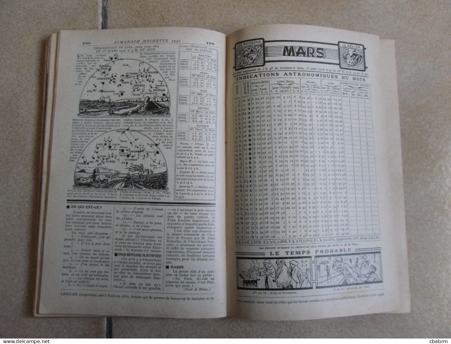 ALMANACH HACHETTE 1956 - Petite Encyclopedie Populaire De La Vie Pratique - Encyclopédies
