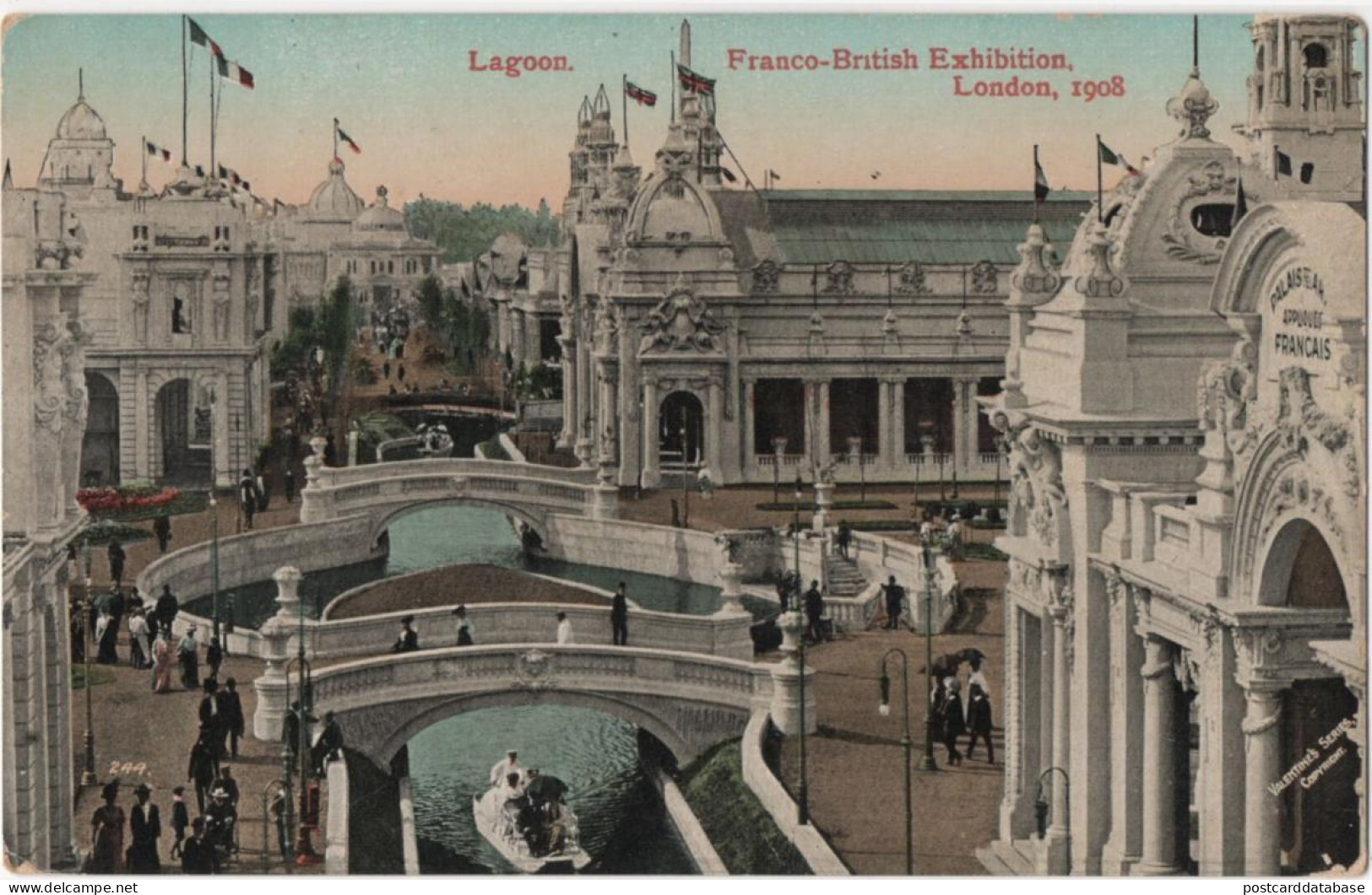 London - Lagoon - Franco-British Exhibition 1908 - London Suburbs