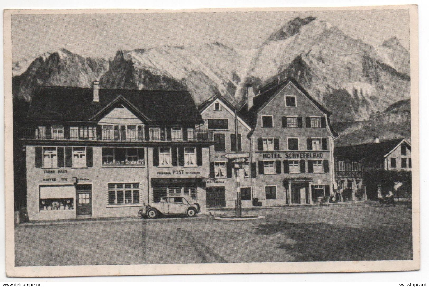 SARGANS Nota Hotel Schwefelbad, Post, Auto - Sargans