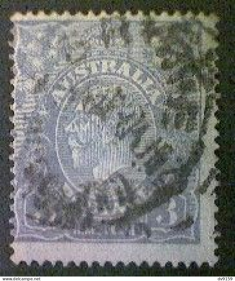 Australia, Scott #30, Used (o), 1924, King George V, 3 Pence, 2nd Watermark, Ultramarine - Gebruikt